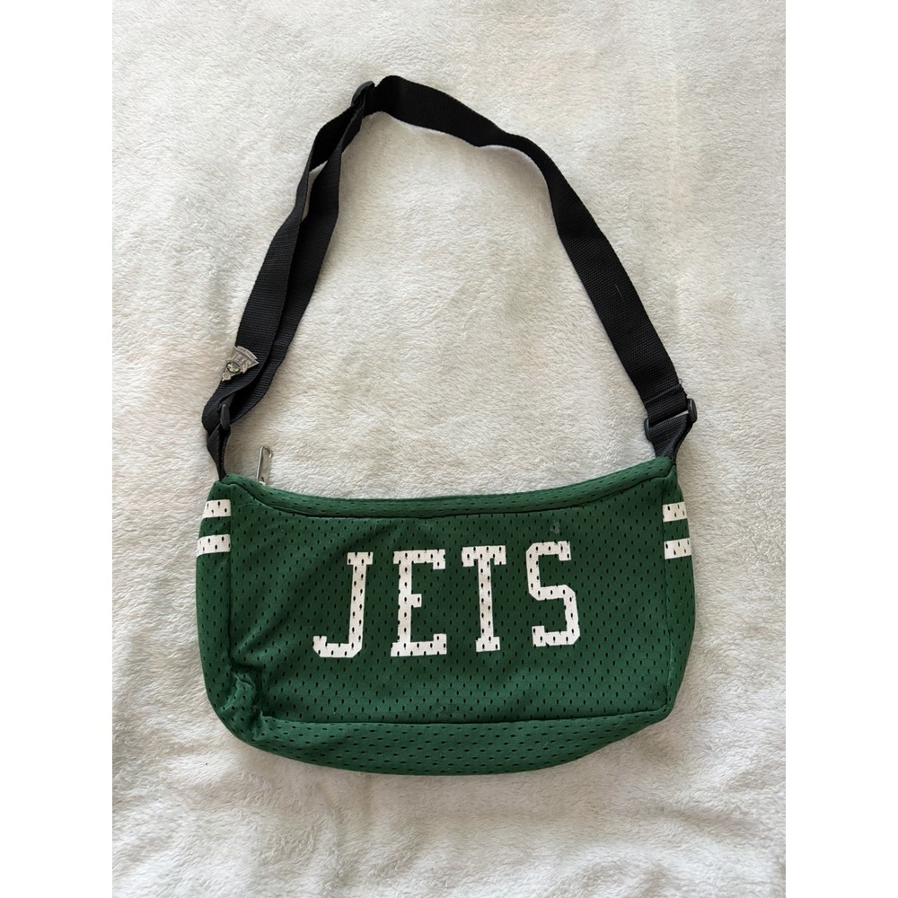 NFL New NY Jets Football jersey style purse or waist bag, green, fan gear - Picture 4 of 8